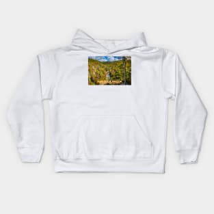 Linville Falls State Park North Carolina Kids Hoodie